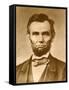 November 1863 Photograph Portrait of Abraham Lincoln-null-Framed Stretched Canvas