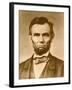 November 1863 Photograph Portrait of Abraham Lincoln-null-Framed Photographic Print