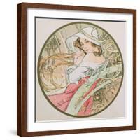 November, 1899 (Detail)-Alphonse Mucha-Framed Giclee Print