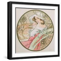 November, 1899 (Detail)-Alphonse Mucha-Framed Giclee Print