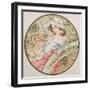 November, 1899 (Detail)-Alphonse Mucha-Framed Giclee Print