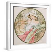 November, 1899 (Detail)-Alphonse Mucha-Framed Giclee Print