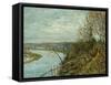 November Afternoon, 1881 by Alfred Sisley-Alfred Sisley-Framed Stretched Canvas