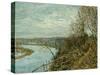 November Afternoon, 1881 by Alfred Sisley-Alfred Sisley-Stretched Canvas