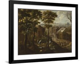 November and December from Los doce meses del año (The Twelve Months of the Year), 1650-1699-Antonio de Espinosa-Framed Giclee Print