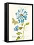 November Blue Chrysanthemum-Ariane Sarah-Framed Stretched Canvas