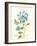 November Blue Chrysanthemum-Ariane Sarah-Framed Art Print