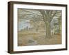 November, Cos Cob. Pastel on Prepared Tan Board, 1902-Childe Hassam-Framed Giclee Print