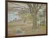 November, Cos Cob. Pastel on Prepared Tan Board, 1902-Childe Hassam-Framed Giclee Print