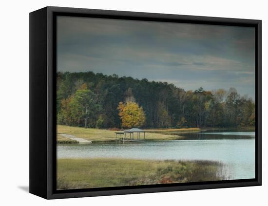 November Dock-Jai Johnson-Framed Stretched Canvas