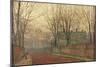 November Morning, Knostrop Hall, Leeds-John Atkinson Grimshaw-Mounted Giclee Print