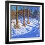 November Snow, Allestree Park, Derby, 2017-Andrew Macara-Framed Giclee Print