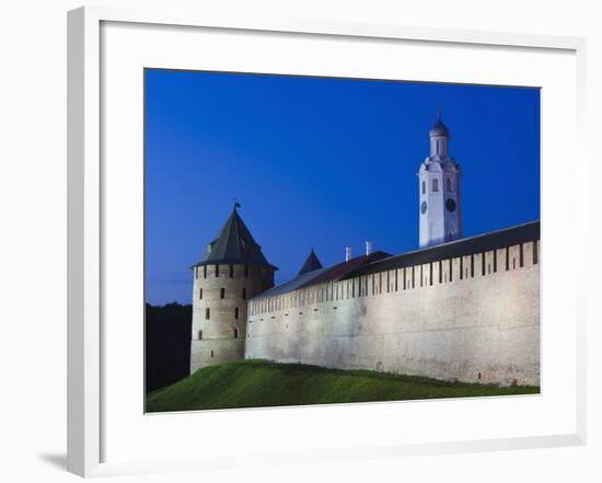 Novgorod Kremlin, Novgorod Oblast, Veliky Novgorod, Russia-Walter Bibikow-Framed Photographic Print