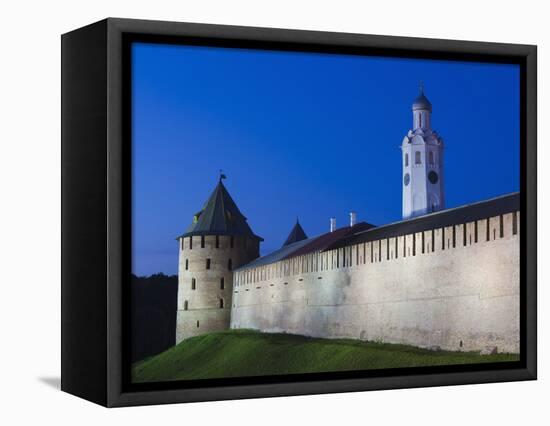 Novgorod Kremlin, Novgorod Oblast, Veliky Novgorod, Russia-Walter Bibikow-Framed Stretched Canvas