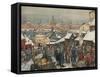 Novgorod Marketplace, End of 19th - Early 20th Century-Appolinari Mikhaylovich Vasnetsov-Framed Stretched Canvas