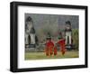 Novice Buddhist Monks, Doi Kong Mu Temple, Mae Hong Son, Northern Thailand, Asia-Alain Evrard-Framed Photographic Print