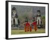 Novice Buddhist Monks, Doi Kong Mu Temple, Mae Hong Son, Northern Thailand, Asia-Alain Evrard-Framed Photographic Print