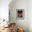 Novice Monk with Food Bowl and Utensils at Pathain Monastery, Sittwe, Burma, Myanmar-Nigel Pavitt-Framed Photographic Print displayed on a wall