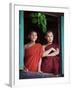 Novice Monk with Food Bowl and Utensils at Pathain Monastery, Sittwe, Burma, Myanmar-Nigel Pavitt-Framed Photographic Print