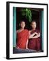 Novice Monk with Food Bowl and Utensils at Pathain Monastery, Sittwe, Burma, Myanmar-Nigel Pavitt-Framed Photographic Print