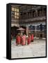 Novice Monks in Rimpong Dzong (Monastery), Paro, Bhutan-Sybil Sassoon-Framed Stretched Canvas