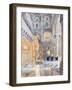 Novices at the Church of the Holy Sepulchre, Jerusalem, 2019 (W/C on Paper)-Lucy Willis-Framed Giclee Print