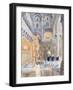 Novices at the Church of the Holy Sepulchre, Jerusalem, 2019 (W/C on Paper)-Lucy Willis-Framed Giclee Print