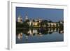 Novodevichy Convent at Night.-Sachkov-Framed Photographic Print