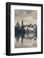 Novodevichy Monastery at Late Afternoon, Khamovniki-Area, Moscow, Russia-null-Framed Photographic Print