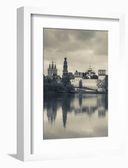 Novodevichy Monastery at Late Afternoon, Khamovniki-Area, Moscow, Russia-null-Framed Photographic Print