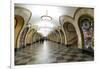 Novoslobodskaya Metro Station, Moscow, Russia, Europe-Miles Ertman-Framed Photographic Print
