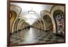 Novoslobodskaya Metro Station, Moscow, Russia, Europe-Miles Ertman-Framed Photographic Print