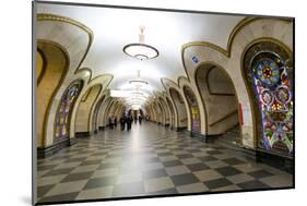 Novoslobodskaya Metro Station, Moscow, Russia, Europe-Miles Ertman-Mounted Photographic Print