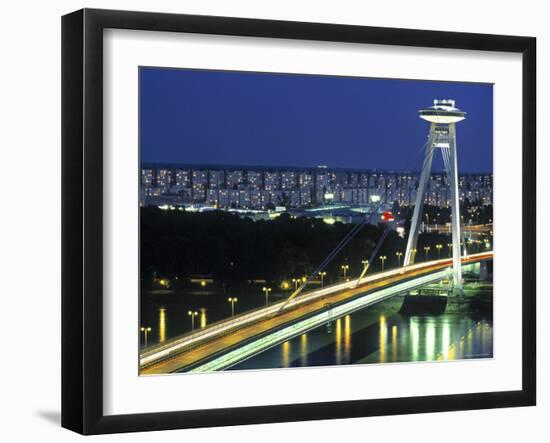 Novy Most, Bratislava, Slovakia-Walter Bibikow-Framed Premium Photographic Print