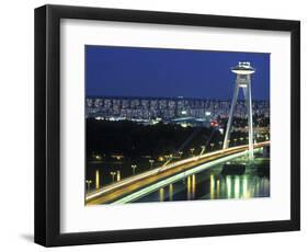 Novy Most, Bratislava, Slovakia-Walter Bibikow-Framed Photographic Print