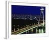 'Novy Most' New Bridge, Bratislava, West Slovakia-Walter Bibikow-Framed Photographic Print