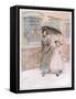 Now and Then Ladies Pass in their Pattens-Hugh Thomson-Framed Stretched Canvas
