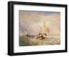 Now for the Painter' (Rope) - Passengers Going on Board, 1827-J. M. W. Turner-Framed Giclee Print