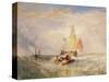 Now for the Painter' (Rope) - Passengers Going on Board, 1827-J. M. W. Turner-Stretched Canvas