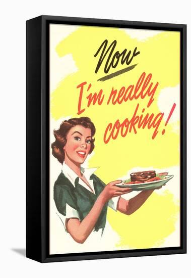 Now I'm Really Cooking!-null-Framed Stretched Canvas