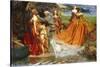 Now Is Pilgrim Year Fair Autumn's Charge'-John Byam Liston Shaw-Stretched Canvas