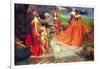 Now Is the Pilgrim Year Fair Autumn's Charge, 1904-John Byam Liston Shaw-Framed Giclee Print