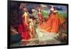 Now Is the Pilgrim Year Fair Autumn's Charge, 1904-John Byam Liston Shaw-Framed Giclee Print