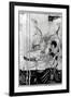 Now King Arthur Saw the Questing Beast and Thereof Had Great Marvel, from 'Le Morte D'Arthur'-Aubrey Beardsley-Framed Giclee Print