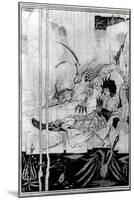 Now King Arthur Saw the Questing Beast and Thereof Had Great Marvel, from 'Le Morte D'Arthur'-Aubrey Beardsley-Mounted Giclee Print