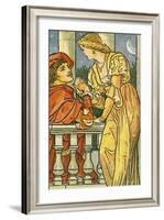 Now, Oh, Now, I Needs Must Part', Song Illustration from 'Pan-Pipes', a Book of Old Songs, Newly…-Walter Crane-Framed Giclee Print