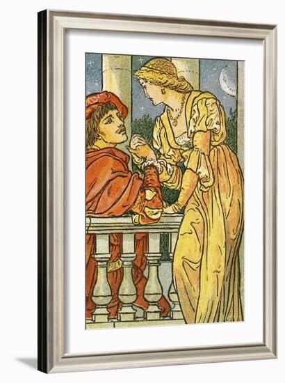 Now, Oh, Now, I Needs Must Part', Song Illustration from 'Pan-Pipes', a Book of Old Songs, Newly…-Walter Crane-Framed Giclee Print