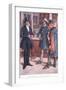 "Now" Said Mr Tigg, "You Two are Related"-Charles Edmund Brock-Framed Giclee Print