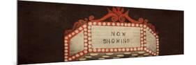 Now Showing Marquee-Gina Ritter-Mounted Art Print