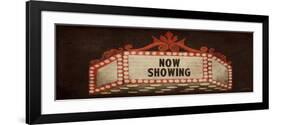 Now Showing Marquee-Gina Ritter-Framed Premium Giclee Print